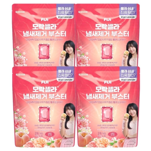 피지(FIJI) 모락셀라 냄새제거 부스터 상큼한 피치향 26개입 (4개)_이미지