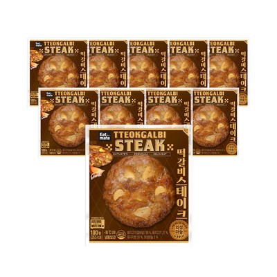 푸드나무 잇메이트 떡갈비 스테이크 의성마늘맛 100g