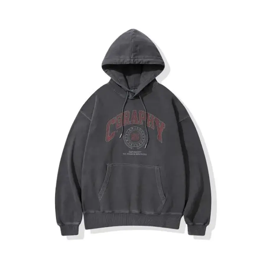 피그먼트 CGP 25 엠블럼 후디_차콜 167290