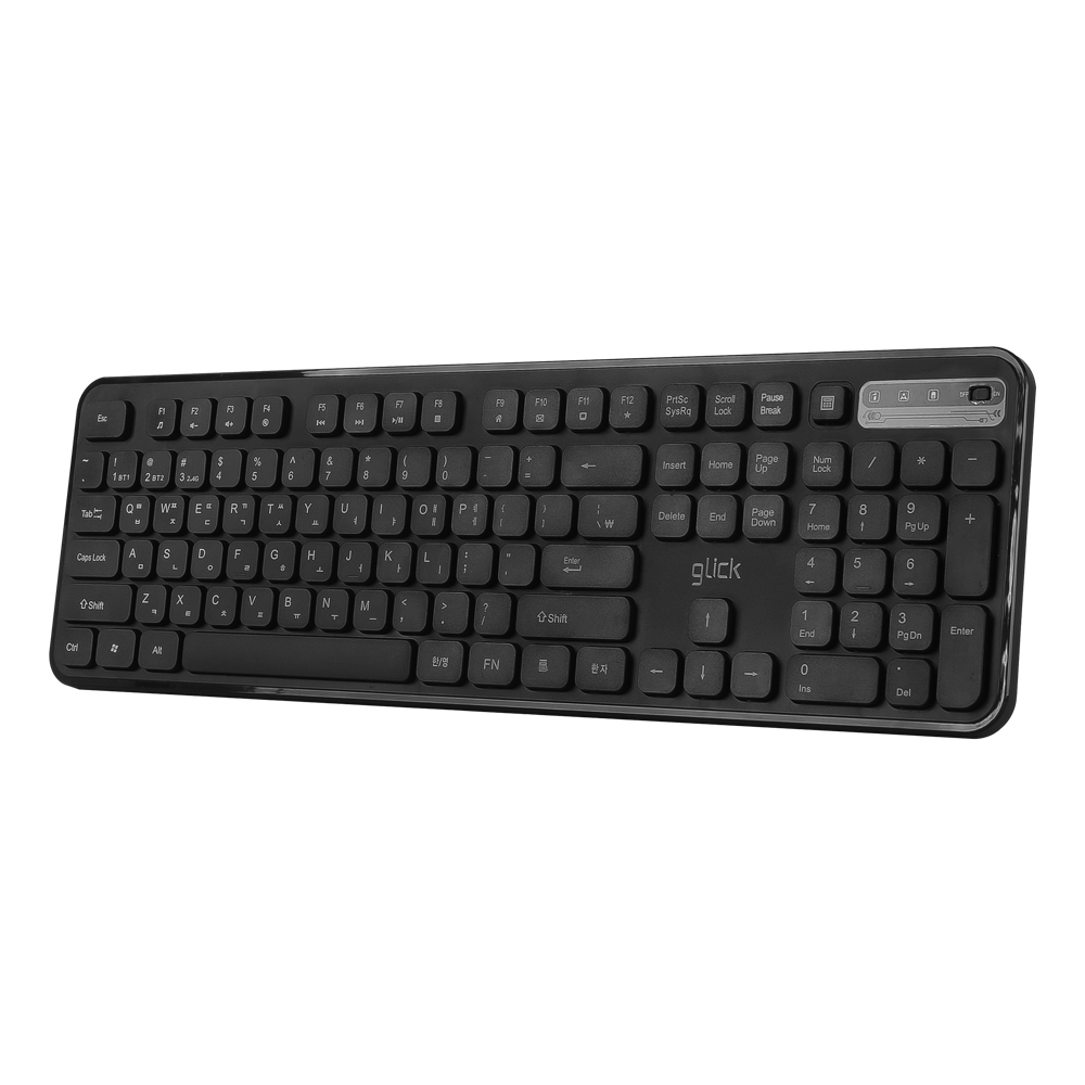 지클릭커 OFFICEPRO WK70 사일런스 L 무선 (블랙)_이미지