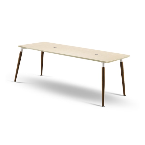 [불명] 오프셋퍼니처 모던 파스텔오크 회의테이블 (2000x900)