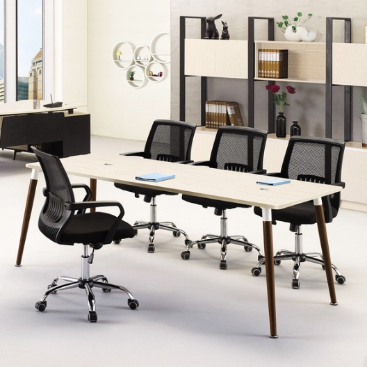 [불명] 오프셋퍼니처 모던 파스텔오크 회의테이블 (2000x900)_이미지