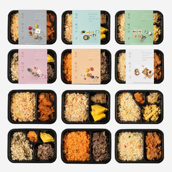 밥이땡기는날 도시락 세트 (12팩)