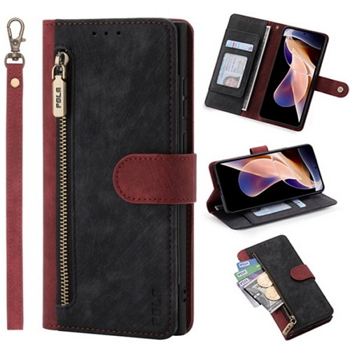 수나르 갤럭시A37 레트로 가죽 지퍼형 지갑 케이스