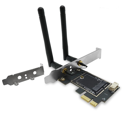 오존컴퍼니 데스크탑 PCIe 무선랜카드 변환 키트_이미지