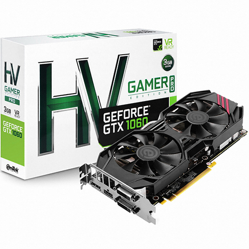 이엠텍 HV 지포스 GTX1060 GAMER Edition PRO D5 3GB