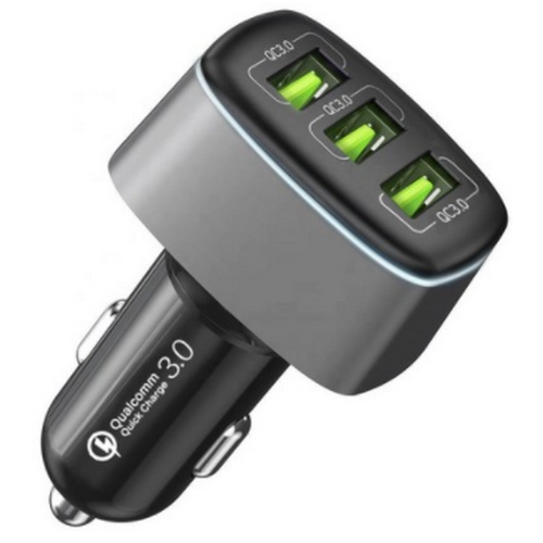 쿠팡 홈플래닛 퀄컴 QC3.0 차량용 시거잭 고속충전기 FP6601Q-3_이미지