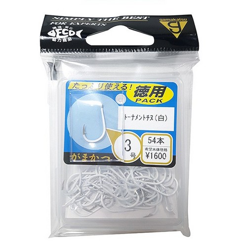 가마가츠 토너먼트 치누 덕용 백바늘_이미지