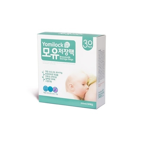 요미락 온도감지 모유저장팩 30매 (2팩)