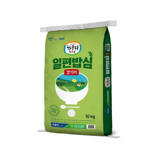 농협 한수위파주쌀 일편밥심 경기미 참드림 1개 10kg 특등급