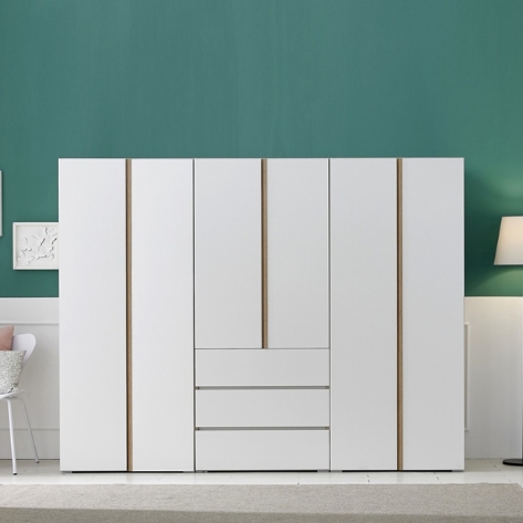 동서가구 이즈 클래스 롱바 옷장 세트 2400_이미지