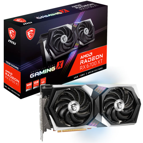 MSI 라데온 RX 6700 XT 게이밍 X D6 12GB 트윈프로져8