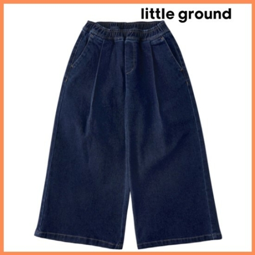 리틀그라운드 8 루즈페 75A19-410-01 데님와이드팬츠 아동여아 청바지 긴바지 선물 데일리 코디_이미지