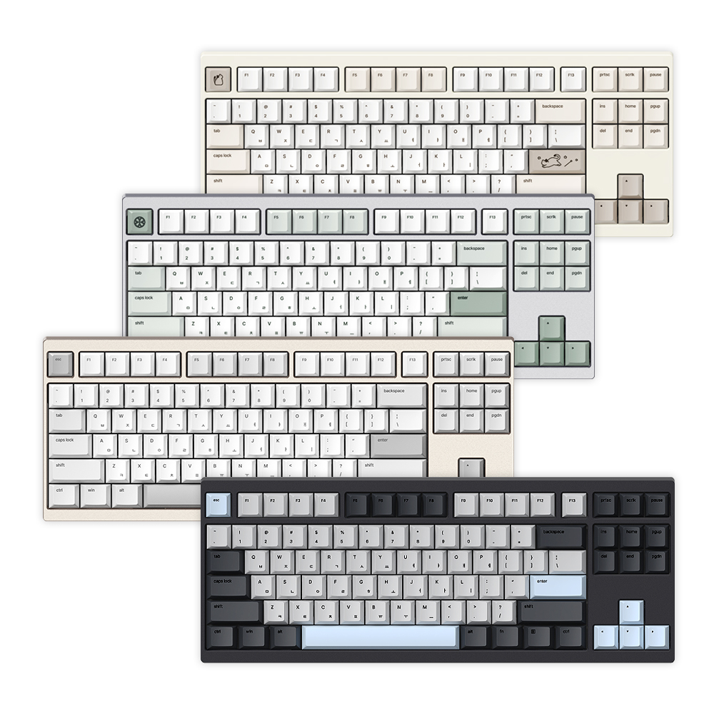 프리플로우 archon RE:AL IX KUSTOM 유무선 기계식 (치즈화이트 치즈냥)