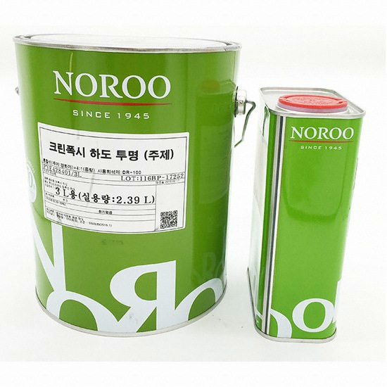 노루페인트 크린폭시 투명 하도 페인트 (3L)_이미지