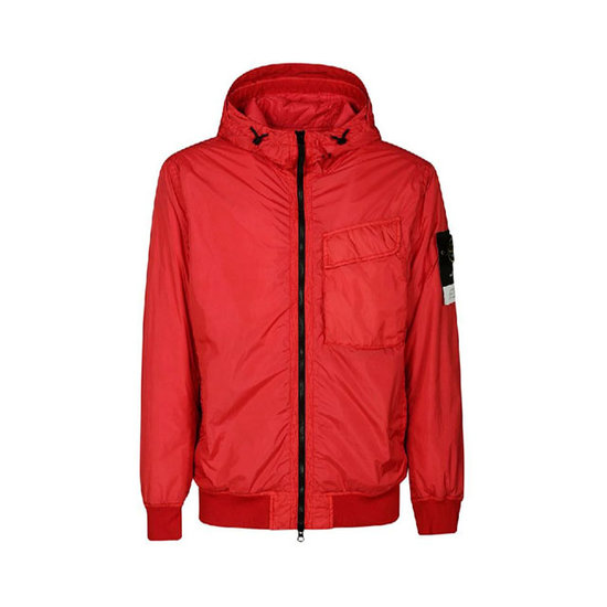 스톤아일랜드 와펜 TC 후드 패딩 자켓 771540723 (V0010, 레드)_이미지