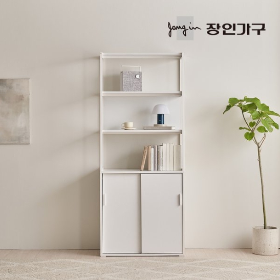 장인가구 마운트 3단 선반 슬라이딩장 세트 800_이미지