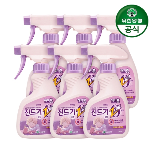 해피홈 진드기 제로 스프레이 290ml (6개)_이미지
