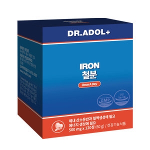 닥터아돌 철분 500mg 120정 (1개)_이미지
