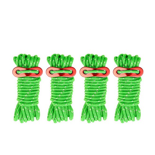 씨티컴퍼니 텐트 로프 스트링 4p 형광