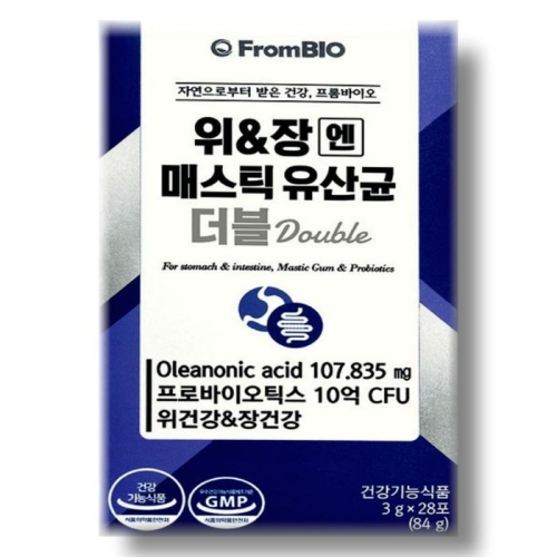 프롬바이오 위장엔 매스틱 유산균 더블 28포이미지입니다. 누르면 해당 게시물로 새창이동합니다.