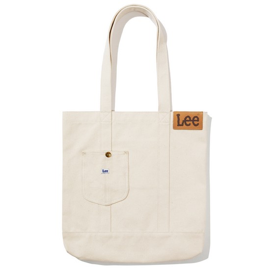 리(LEE) 빈티지 로고 로코 포켓 에코백 (아이보리)_이미지