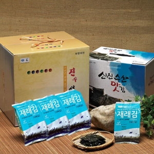 신진수산맛김 신진수산 재래식탁김 15g 12봉_이미지