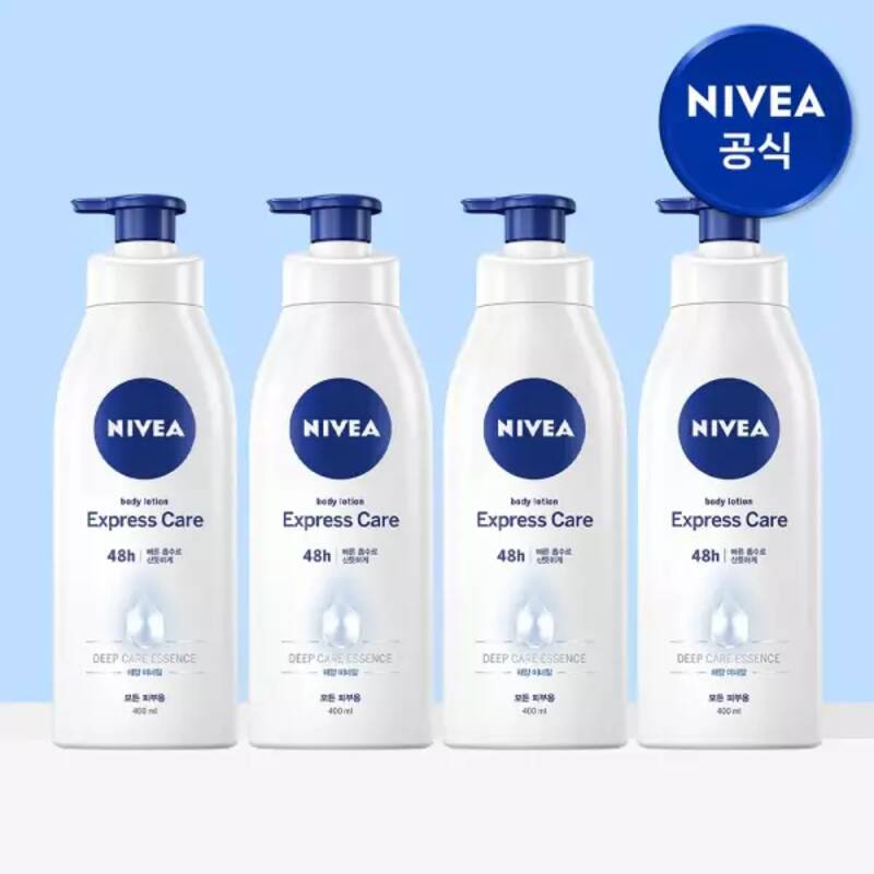 니베아 익스프레스 바디로션(구) 400ml (4개)_이미지