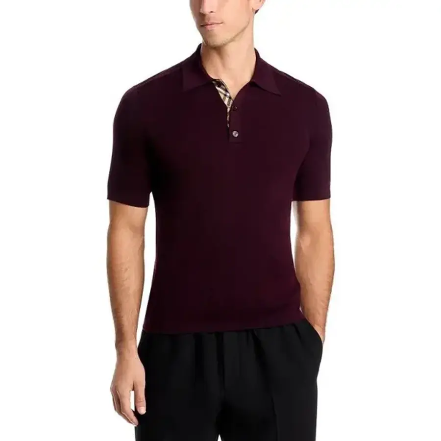 버버리 남성 반팔 폴로 티셔츠 카라티 Marcus 스웨터 396943