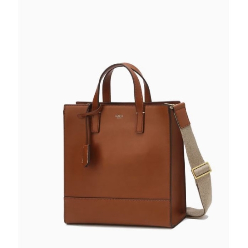 헤지스 ACC 브라운 로고배색 공용 토트백_HJBA5F886W3_이미지