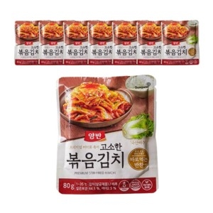 동원F&B 양반 고소한 볶음김치 80g (8개)_이미지