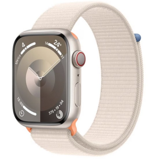 Apple 워치 시리즈9 45mm Cellular 스타라이트 알루미늄 [스포츠루프]
