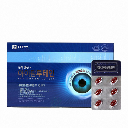 종근당건강 눈에 좋은 아이팜 루테인 90캡슐 (4개)