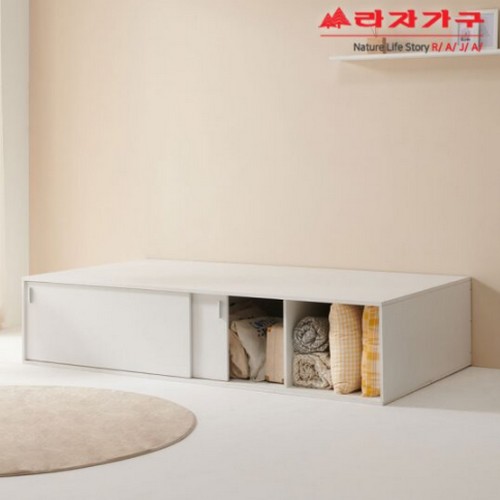 라자가구 비바 빅 수납 슬라이딩 침대 SS (유로탑독립)_이미지