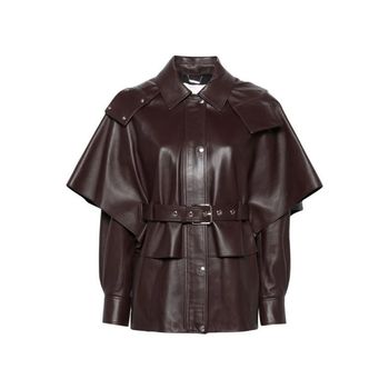 롱슬리브 가죽 재킷 138965382