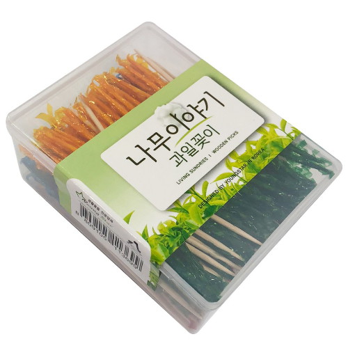 영스타 나무이야기 과일꽂이 디저트 포크 과일포크 일회용