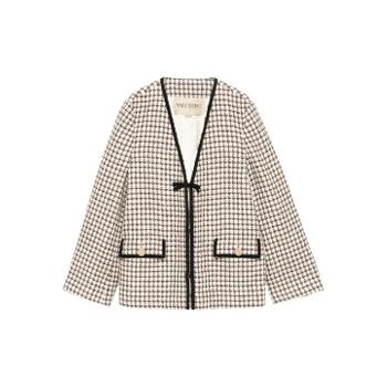 발렌티노 가라바니 하운즈투스 패턴 트위드 재킷 BCE4H59F0 TP440001_이미지