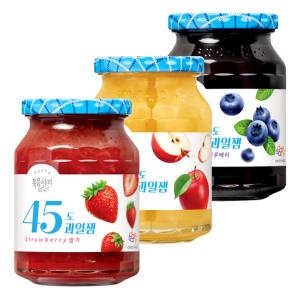 45도 딸기잼 350g+블루베리잼 350g