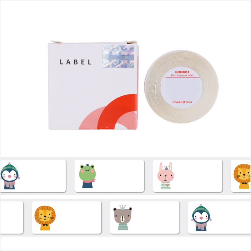 niimbot D11/D110 라벨지 14 x 30mm (리틀포레스트)_이미지