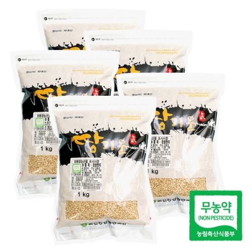 고산농협 친환경 땅기운 찹쌀현미 1kg (5개)_이미지
