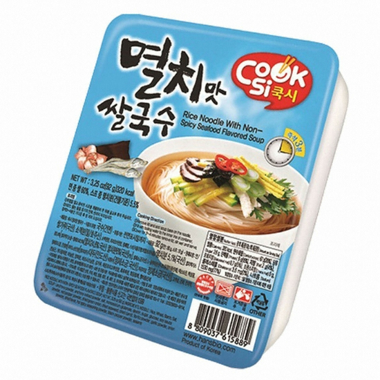 한스코리아 쿡시 멸치맛 쌀국수 92g (12개)_이미지