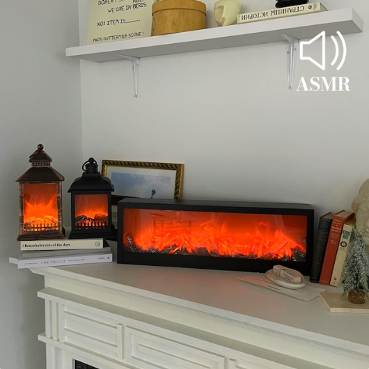 레나에너지 LED 벽난로 불멍 ASMR 모닥불 무드등 벽난로형_이미지