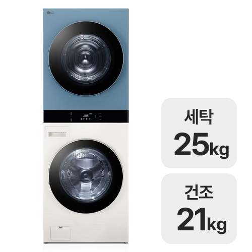 LG전자 트롬 오브제컬렉션 워시타워 WL21ENZU_이미지