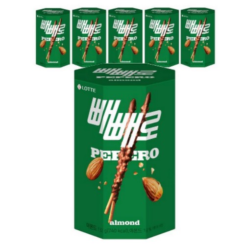롯데제과 아몬드 빼빼로 132g (6개)