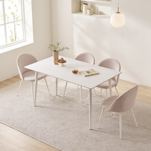 삼익가구 루티스 포세린 세라믹 식탁 1400 (의자별도)_이미지