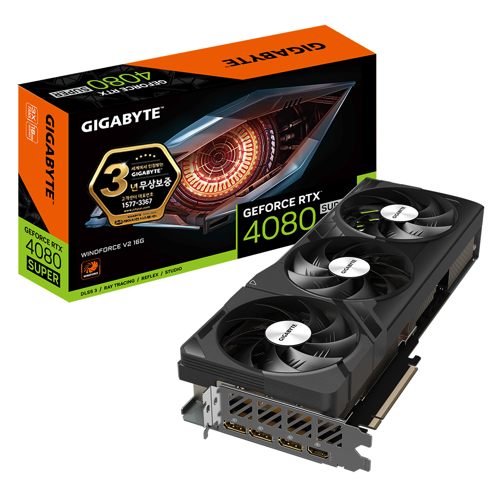 [RTX4080S 16G] GIGABYTE ������ RTX 4080 SUPER WINDFORCE V2 D6X 16GB ���̾���