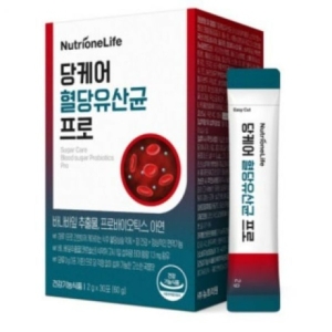 뉴트리원 당케어 혈당&유산균 프로 30포 (4개)_이미지