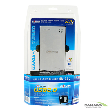서진네트웍스 UNICORN HD-250 2.5인치 (USB 2.0)_이미지