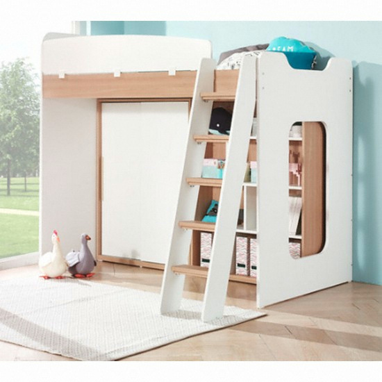 보루네오하우스 엘리브 스타 사다리형 I세트 벙커침대 SS