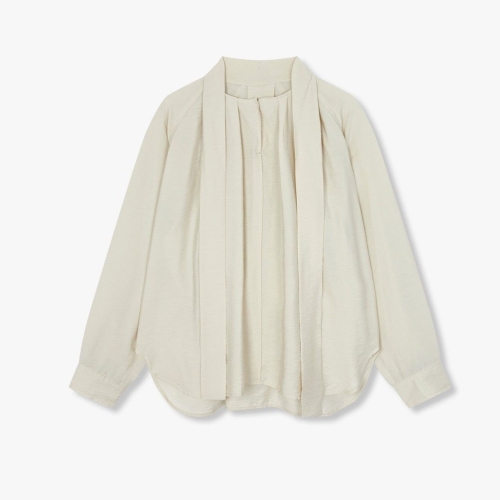 신세계인터내셔날 보브 소프트 타이 디테일 블라우스 7115460901_이미지